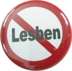 Lesben verboten Button